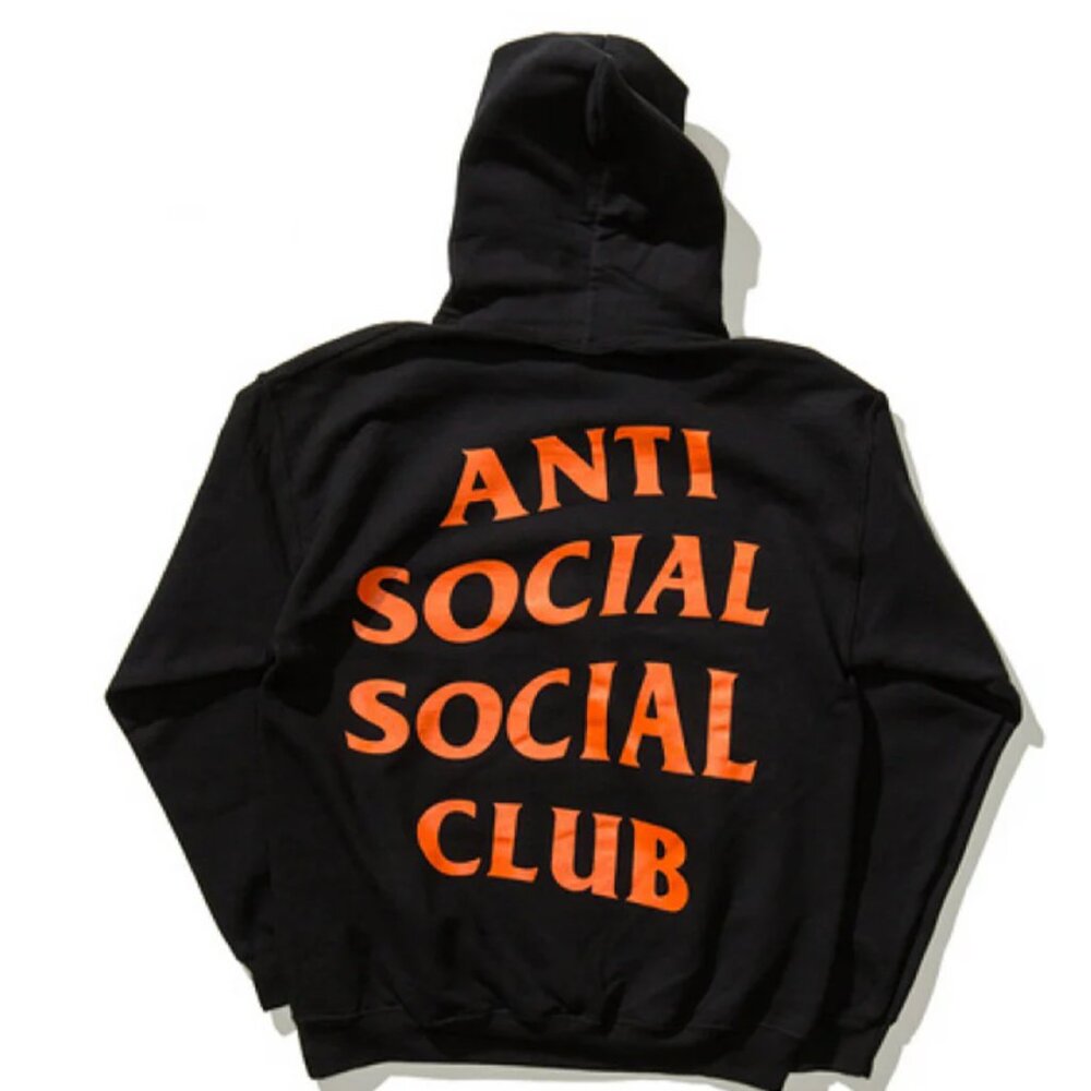 Anti Social Social Club x Undefeated ‘Paranoid’ Hoodie ASSC UNDFTD USED SZ LARGE - Picture 2 of 14